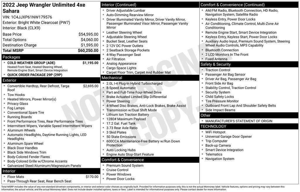Used 2022 Jeep Wrangler Unlimited 4xe Sahara SUV