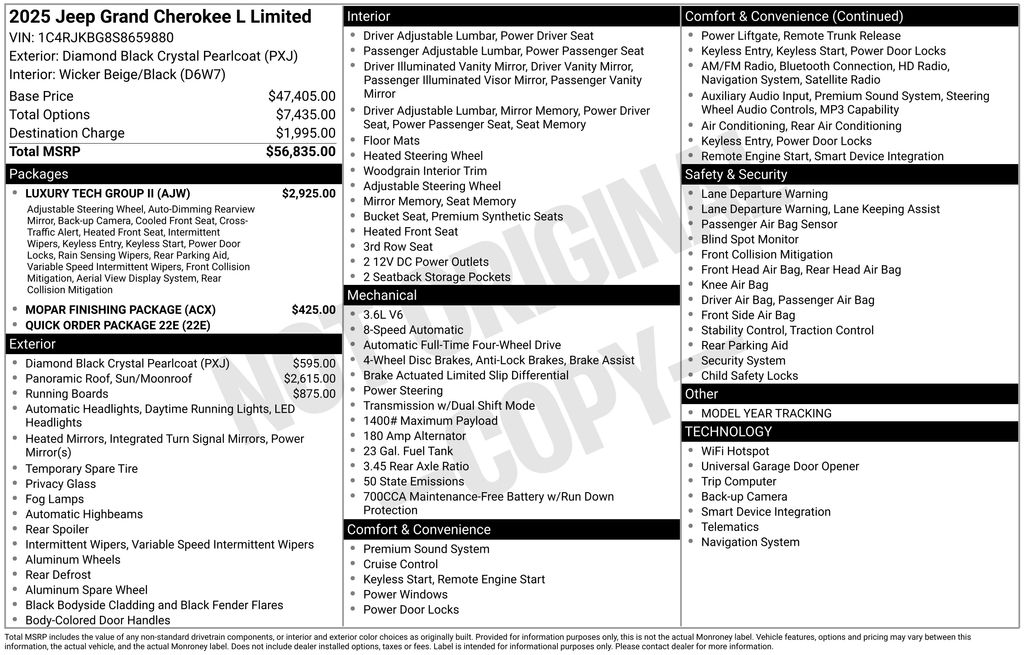 2025 Jeep Grand Cherokee L's photo