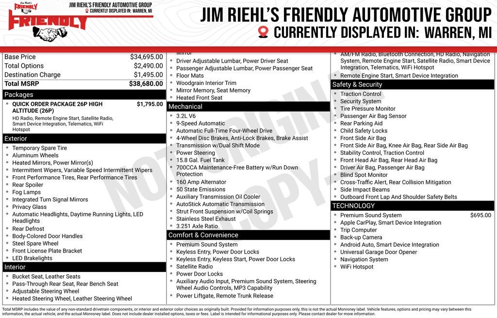 2019 Jeep Cherokee High Altitude
