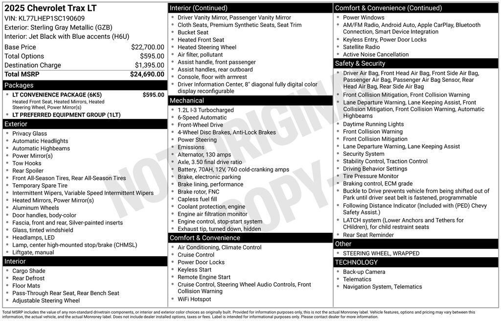 Used 2025 Chevrolet Trax LT SUV