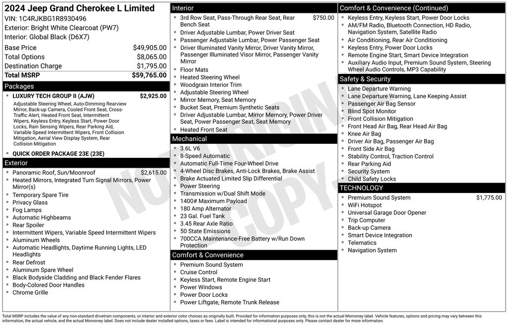 2024 Jeep Grand Cherokee L Limited 4x4's photo