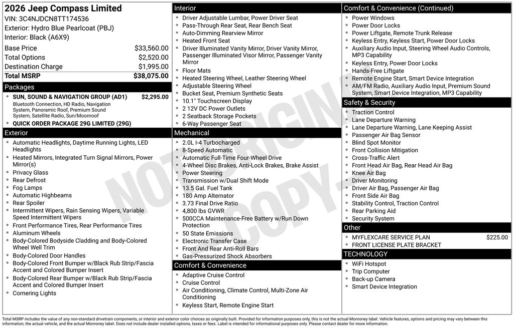 2026 Jeep Compass Limited 4X4's photo