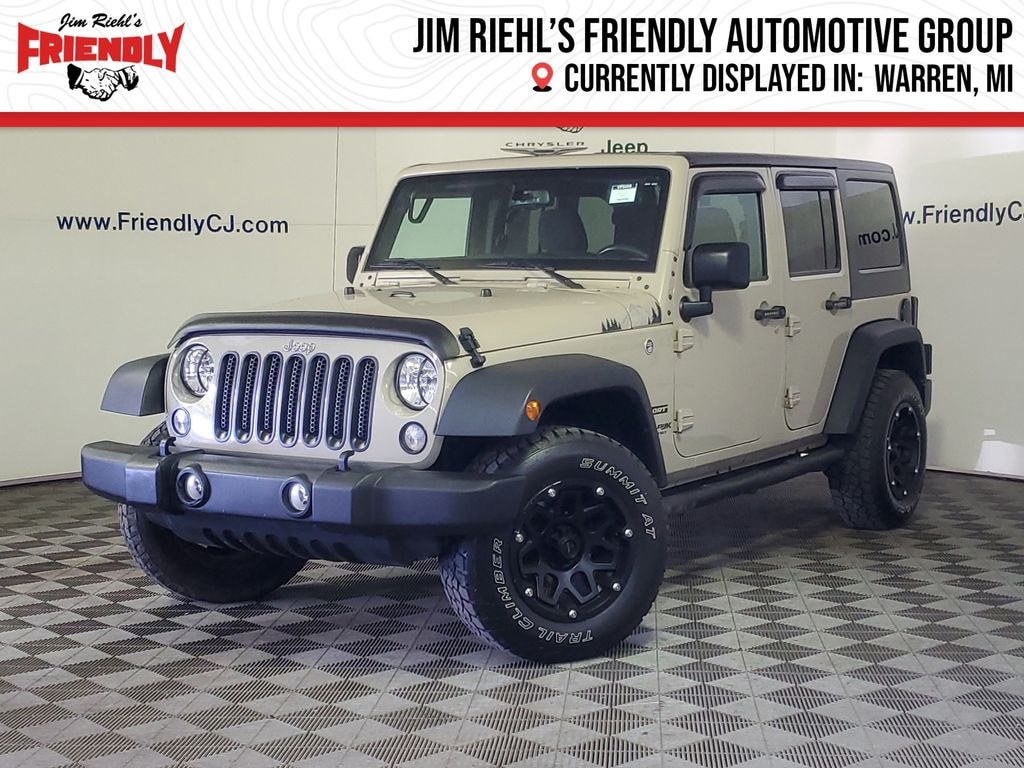 Used 2018 Jeep Wrangler JK Unlimited Sport 4x4 SUV