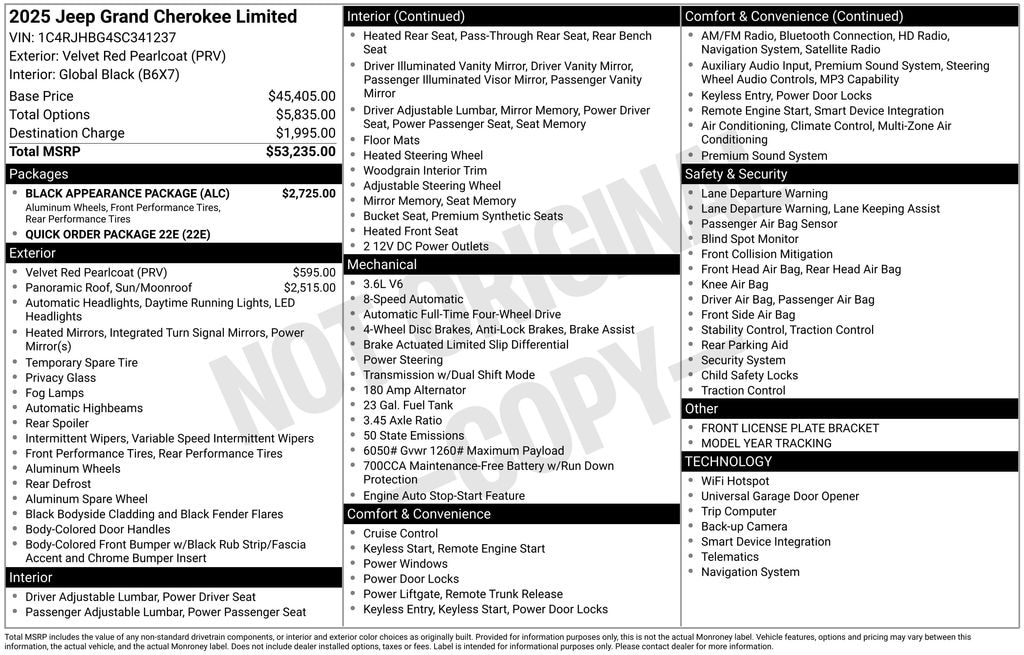 New 2025 Jeep Grand Cherokee Limited Sport Utility