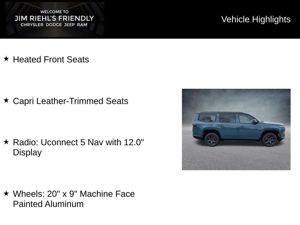 New 2026 Jeep Grand Wagoneer Base Sport Utility