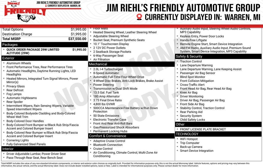 2026 Jeep Compass Limited Altitude 4X4's photo