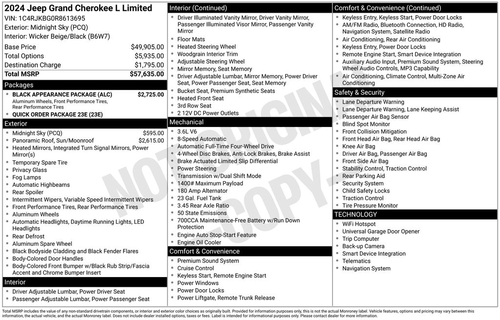 2024 Jeep Grand Cherokee L's photo
