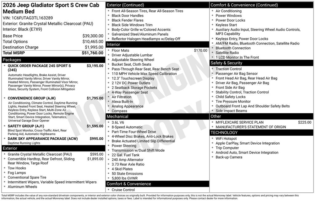 2026 Jeep Gladiator Sport S - Photo 27