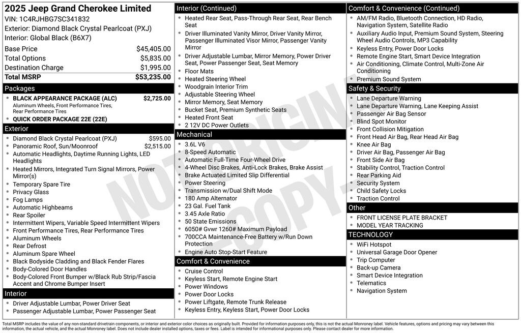 New 2025 Jeep Grand Cherokee Limited Sport Utility
