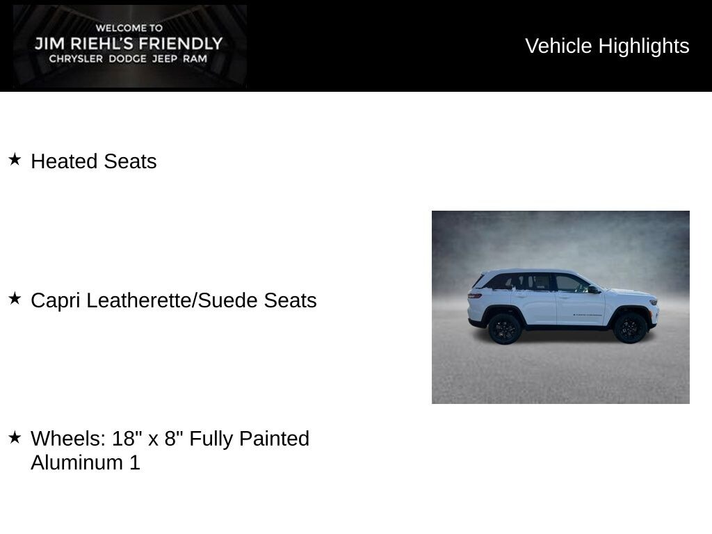 New 2025 Jeep Grand Cherokee Laredo Sport Utility