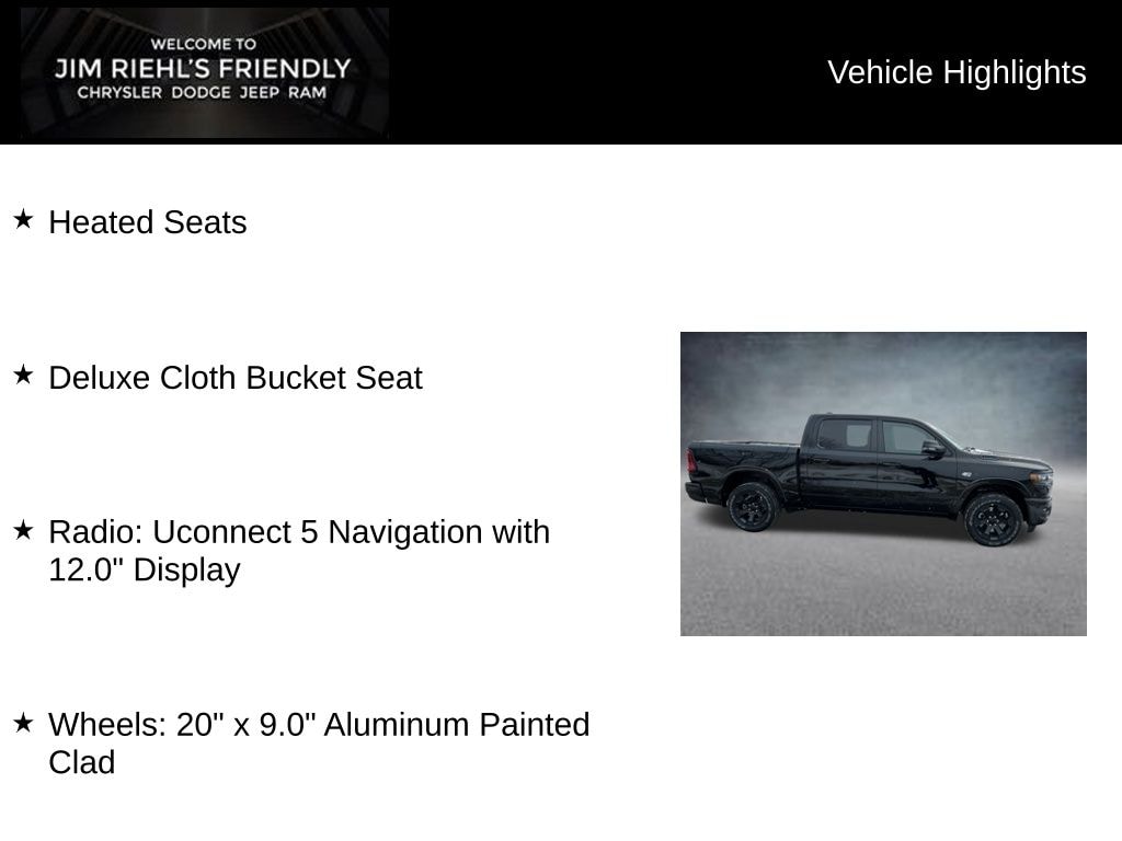 New 2026 Ram 1500 Big Horn/Lone Star Pickup