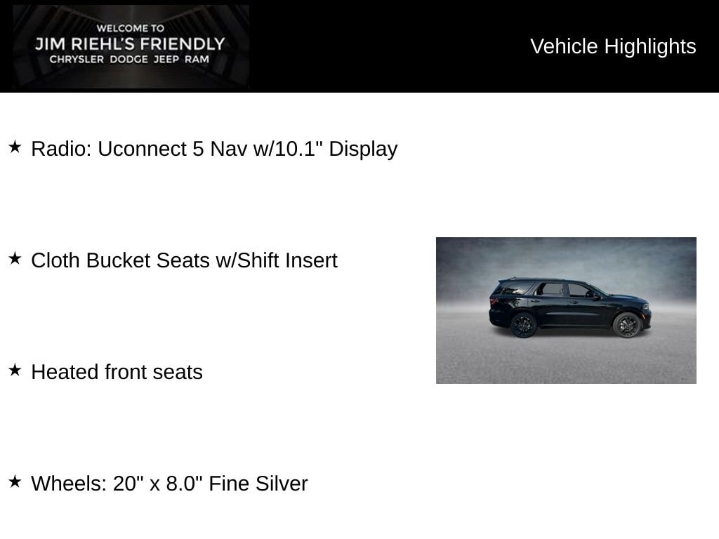 New 2025 Dodge Durango R/T Sport Utility