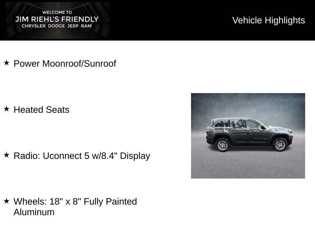 New 2025 Jeep Grand Cherokee Laredo Sport Utility