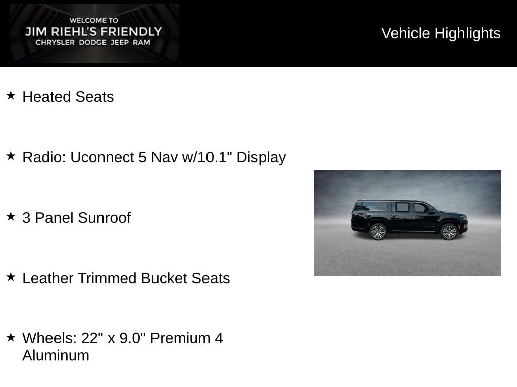 New 2025 Jeep Wagoneer L Series II Sport Utility