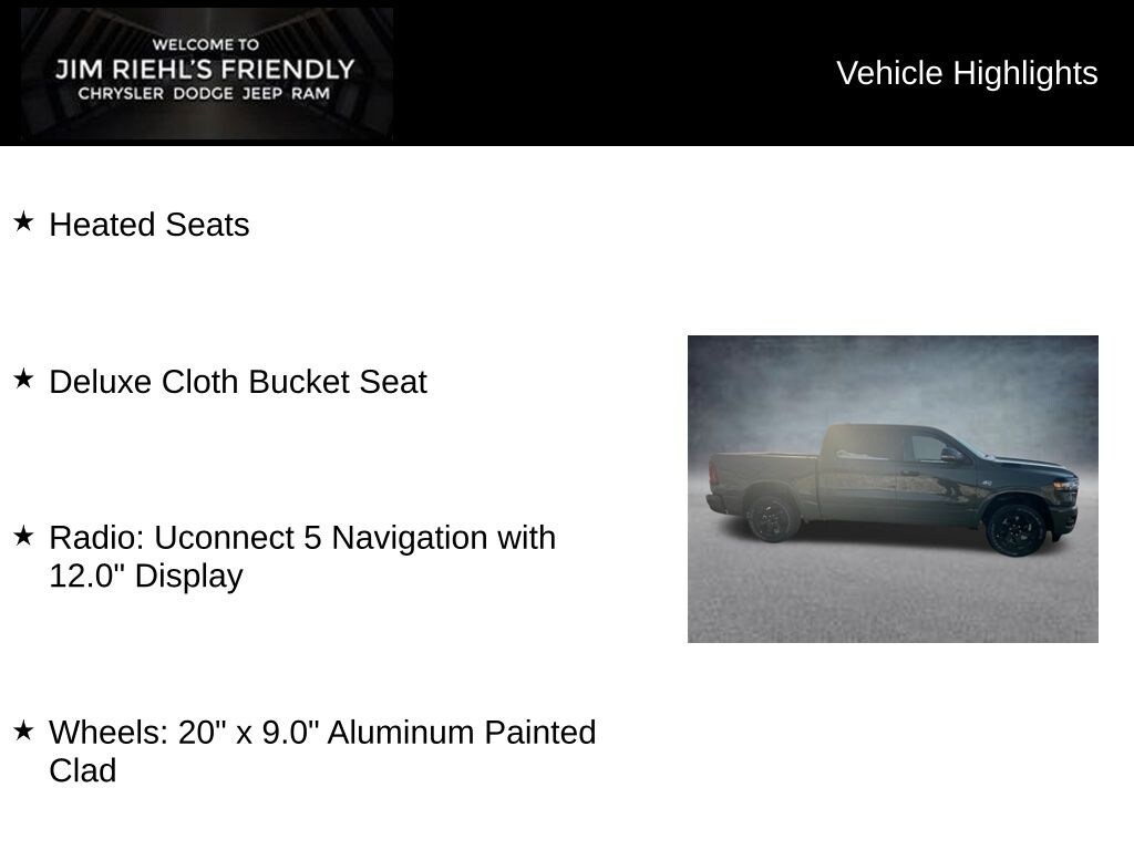 New 2026 Ram 1500 Big Horn/Lone Star Pickup