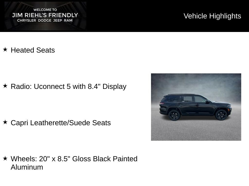 New 2025 Jeep Grand Cherokee L Laredo Sport Utility