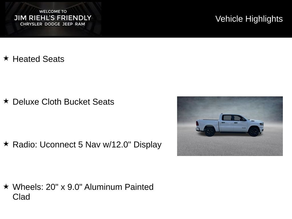 New 2025 Ram 1500 Big Horn/Lone Star Pickup