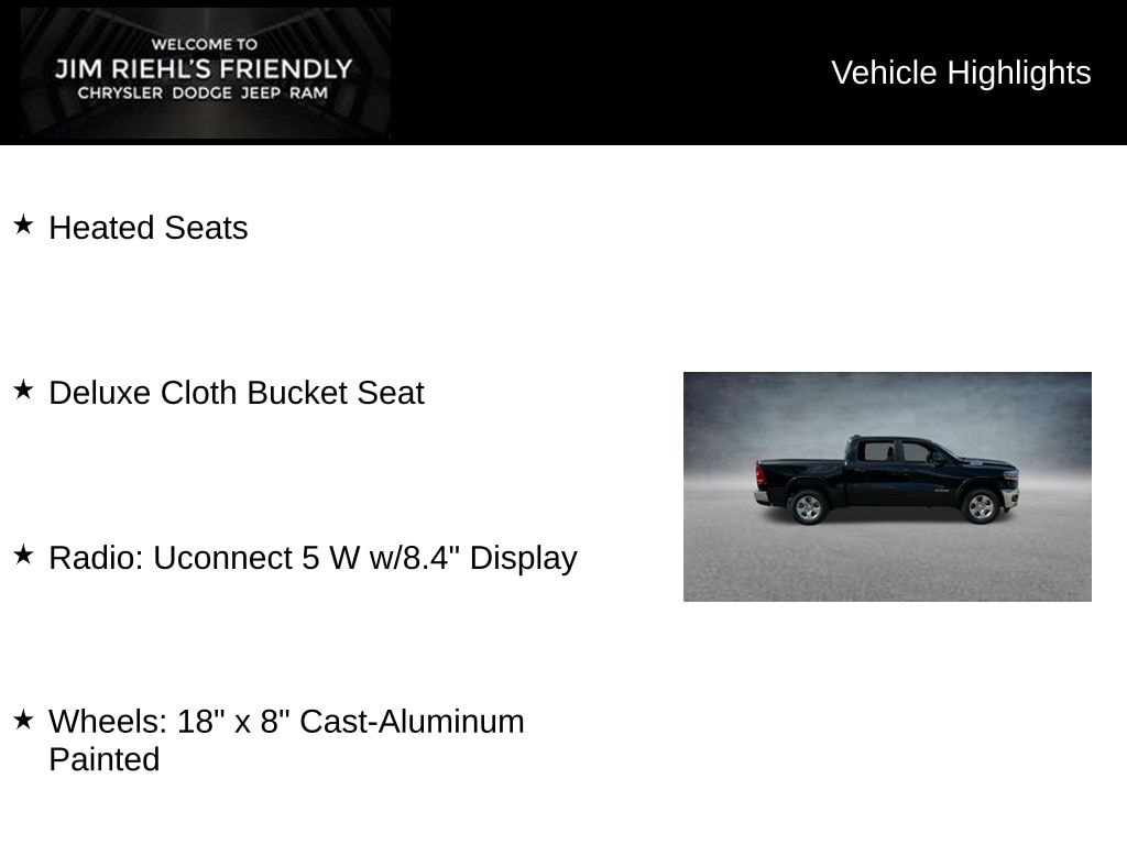 New 2025 Ram 1500 Big Horn/Lone Star Pickup