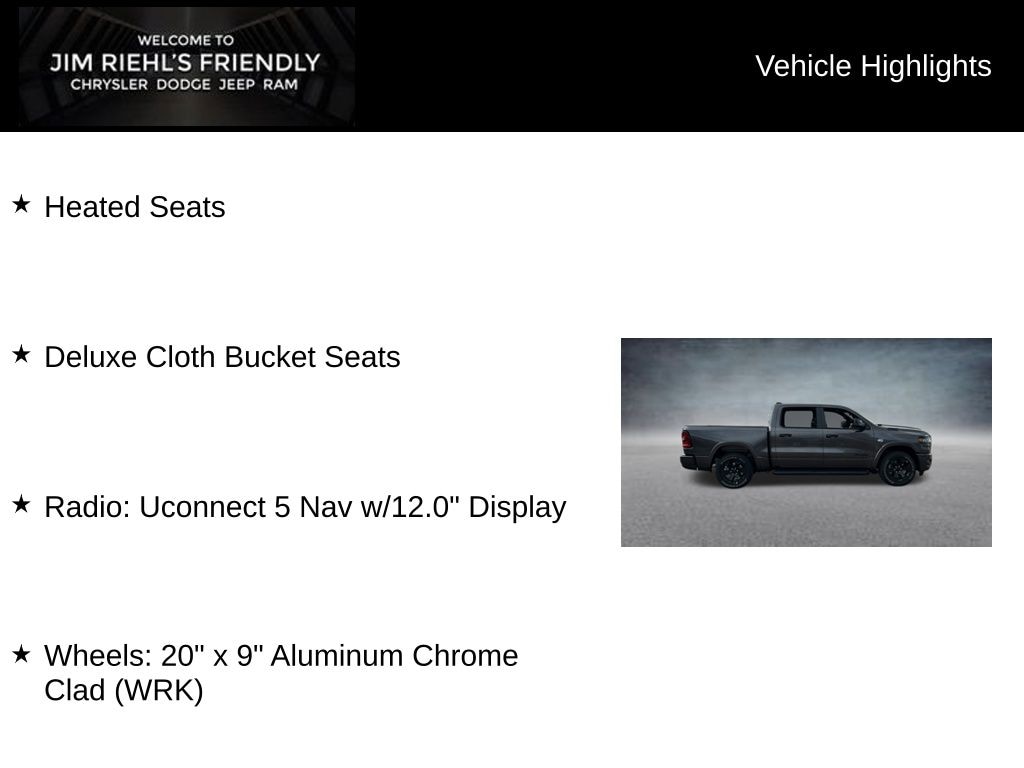 New 2026 Ram 1500 Big Horn/Lone Star Pickup