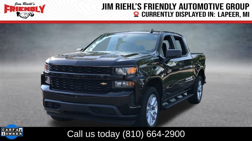Used 2020 Chevrolet Silverado 1500 Custom 4WD Crew Cab 147 Custom