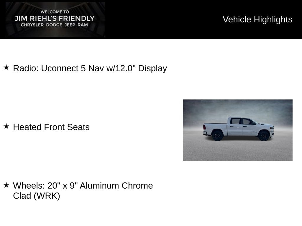 New 2026 Ram 1500 Big Horn/Lone Star Pickup