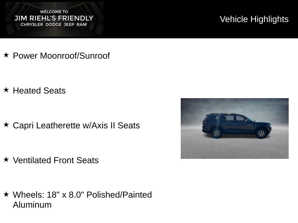 New 2025 Jeep Grand Cherokee L Limited Sport Utility