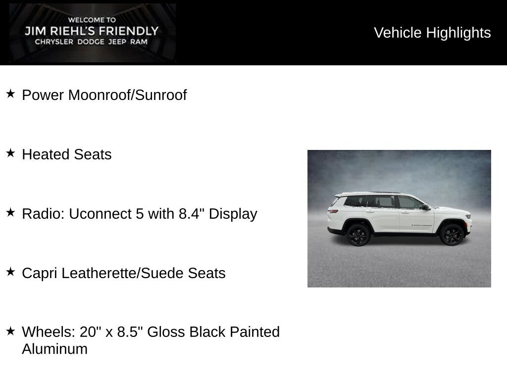 New 2025 Jeep Grand Cherokee L Laredo Sport Utility