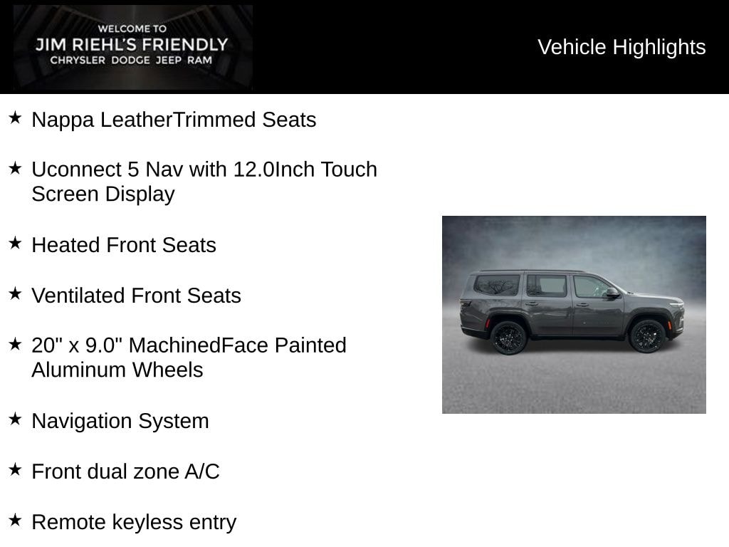 New 2026 Jeep Grand Wagoneer Limited Sport Utility