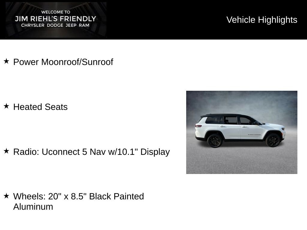 New 2025 Jeep Grand Cherokee L Limited Sport Utility