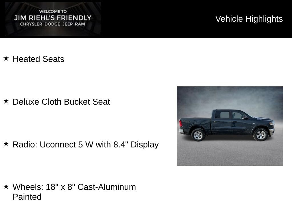 New 2026 Ram 1500 Big Horn/Lone Star Pickup