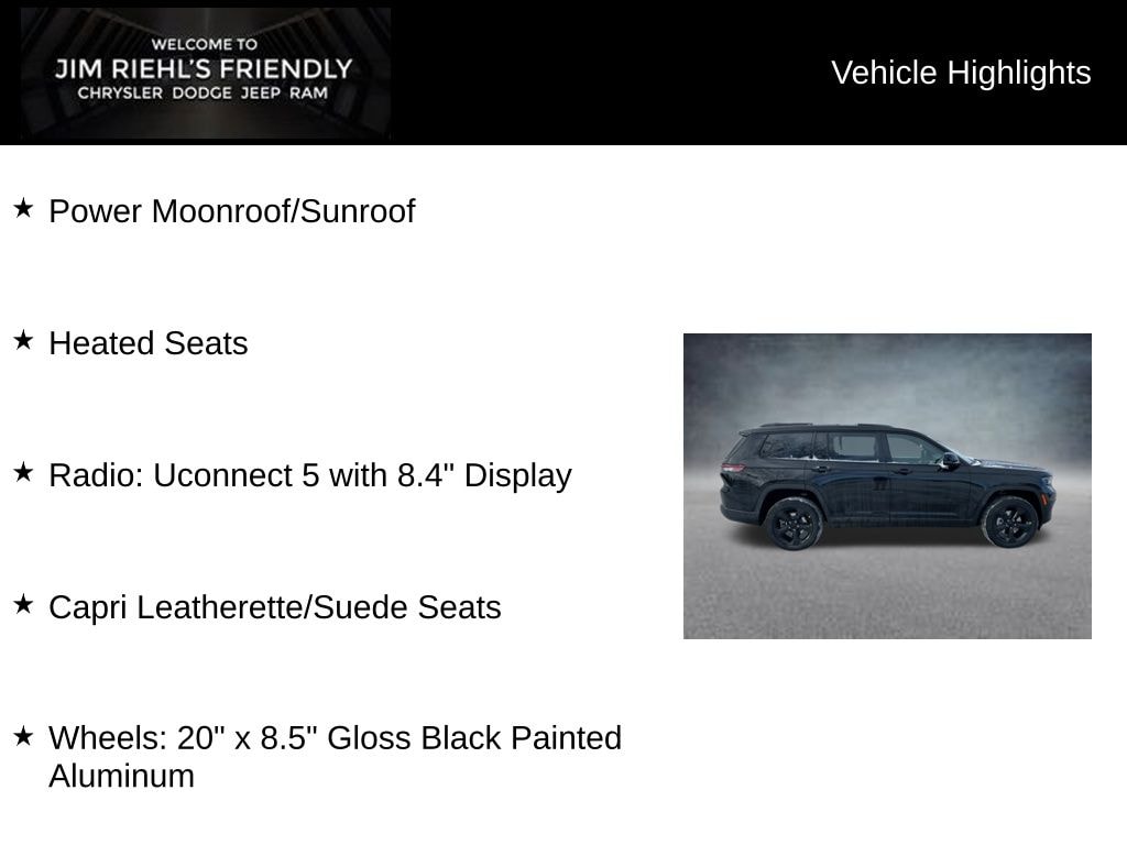 New 2025 Jeep Grand Cherokee L Laredo Sport Utility