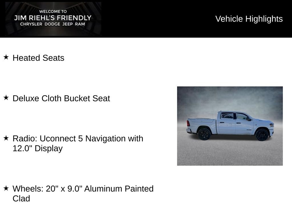 New 2026 Ram 1500 Big Horn/Lone Star Pickup