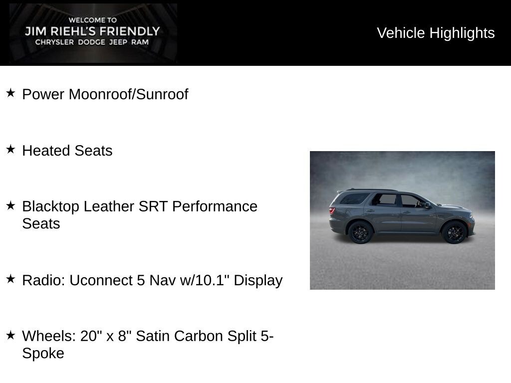 New 2026 Dodge Durango GT HEMI V8 Sport Utility