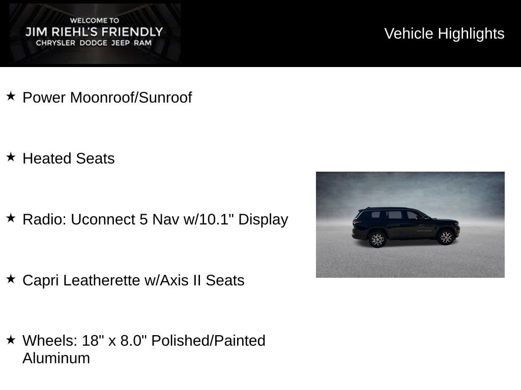 New 2025 Jeep Grand Cherokee L Limited Sport Utility