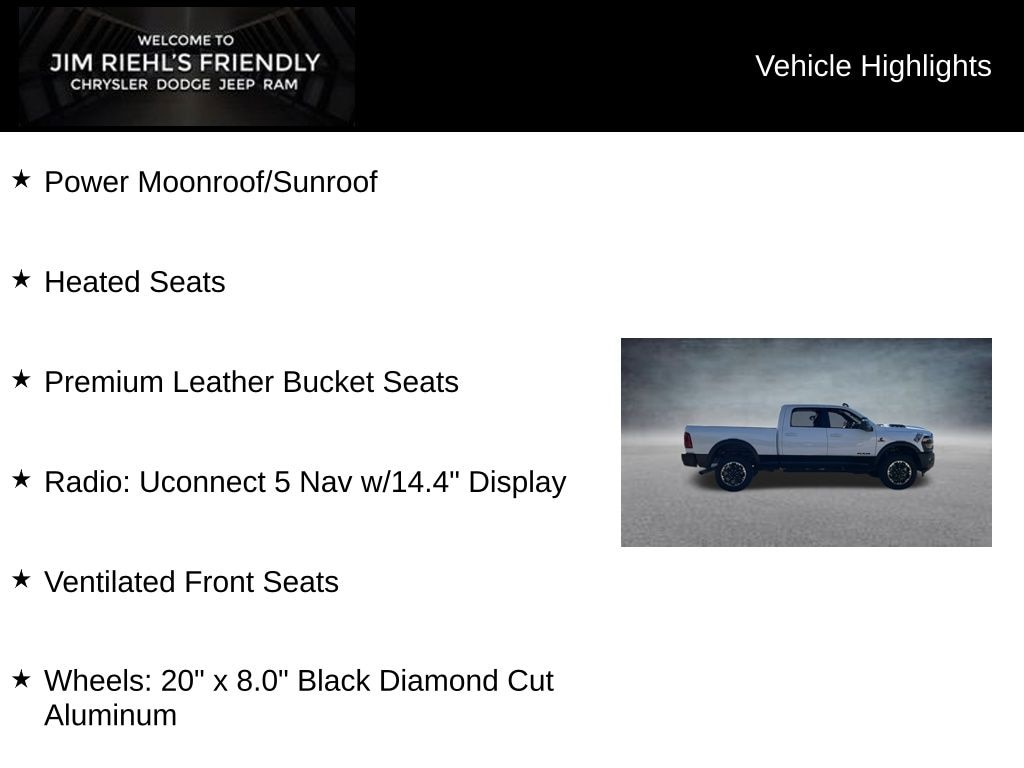 New 2026 Ram 2500 Rebel/Power Wagon Pickup