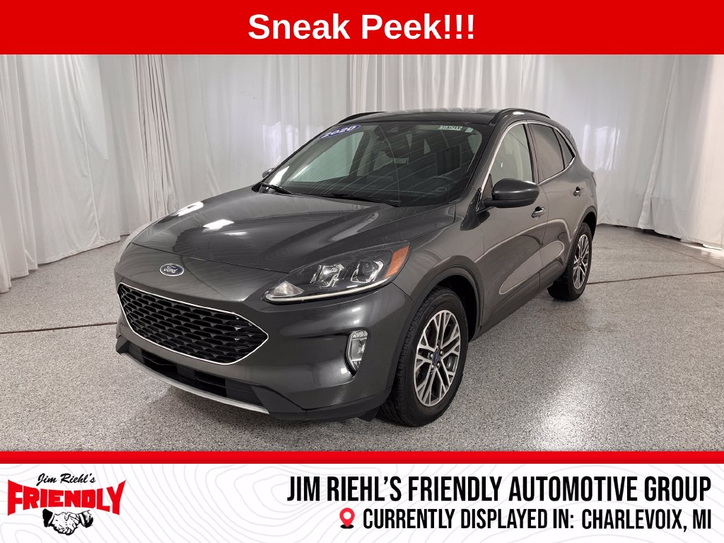 Used 2020 Ford Escape SEL with VIN 1FMCU9H68LUC56944 for sale in Charlevoix, MI