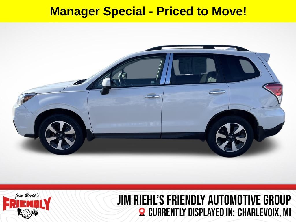 Used 2018 Subaru Forester Premium with VIN JF2SJAGC2JH411609 for sale in Charlevoix, MI