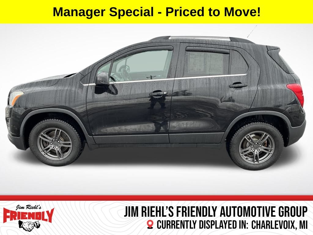 Used 2016 Chevrolet Trax LT with VIN 3GNCJPSB3GL198885 for sale in Charlevoix, MI