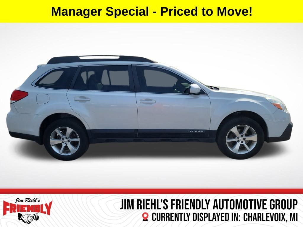 Used 2013 Subaru Outback Limited with VIN 4S4BRCJC2D3237467 for sale in Charlevoix, MI