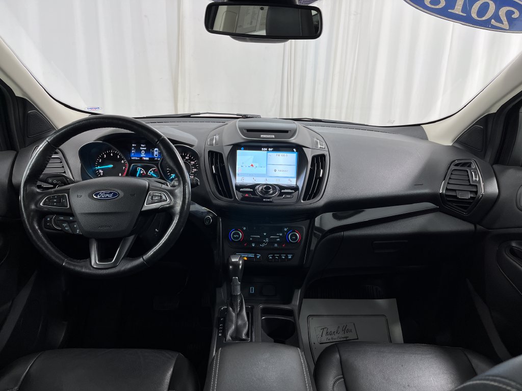 Used 2018 Ford Escape Titanium with VIN 1FMCU9J93JUA66678 for sale in Charlevoix, MI