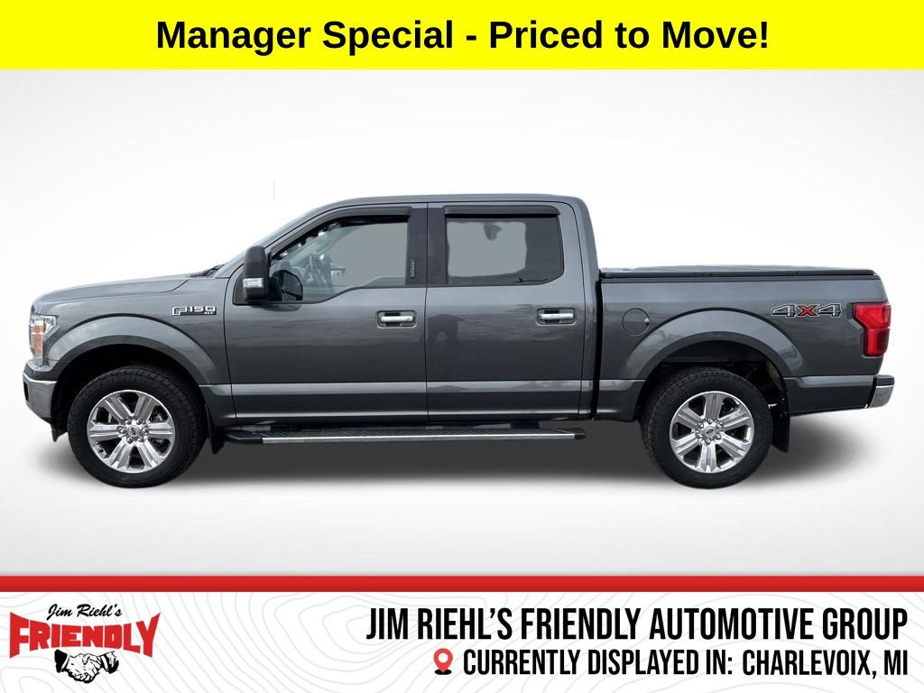 Used 2018 Ford F-150 XLT with VIN 1FTEW1EP9JFE44900 for sale in Charlevoix, MI