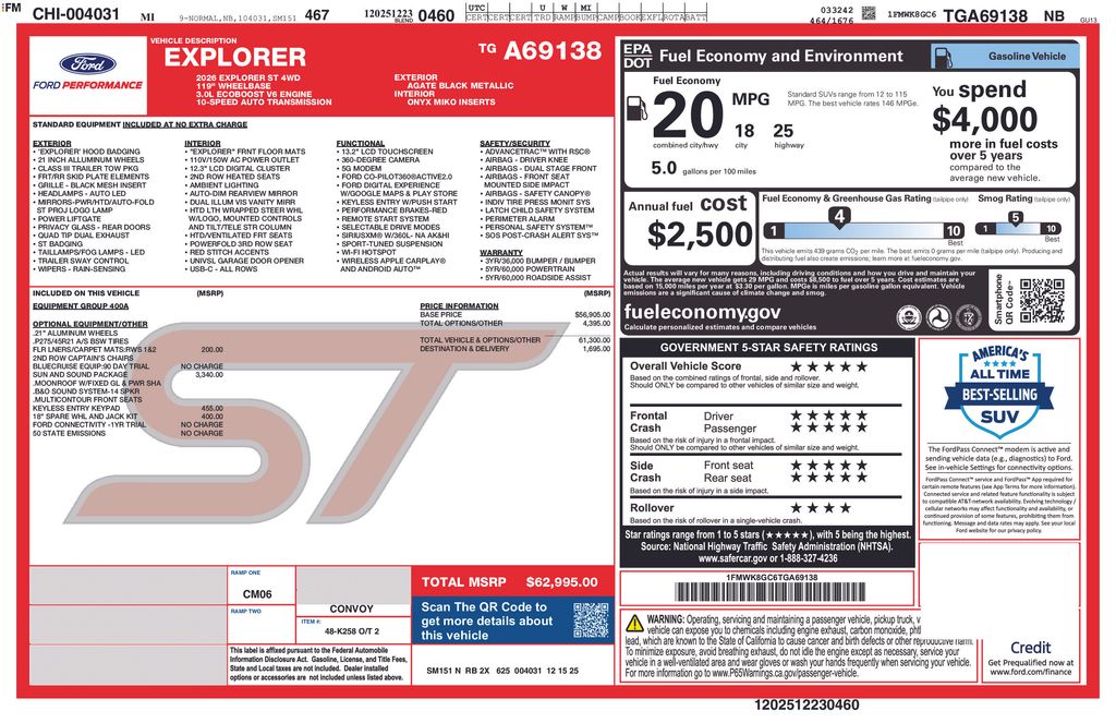 2026 Ford Explorer ST's photo