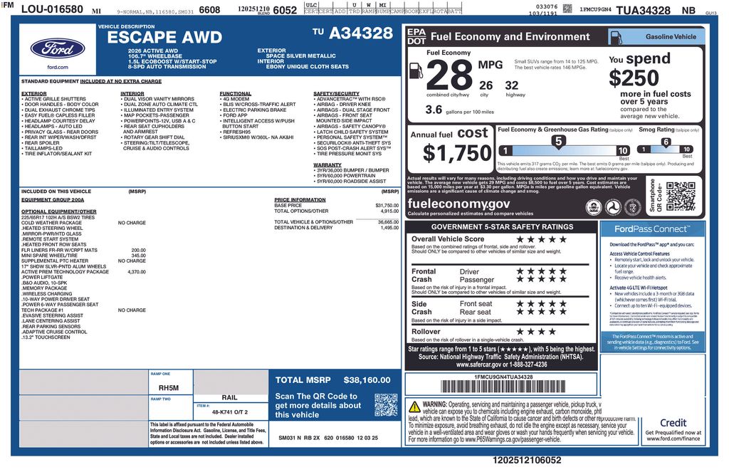 2026 Ford Escape Active's photo