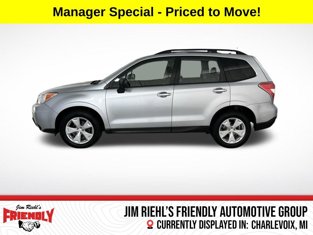 Used 2015 Subaru Forester i with VIN JF2SJABCXFH542897 for sale in Charlevoix, MI