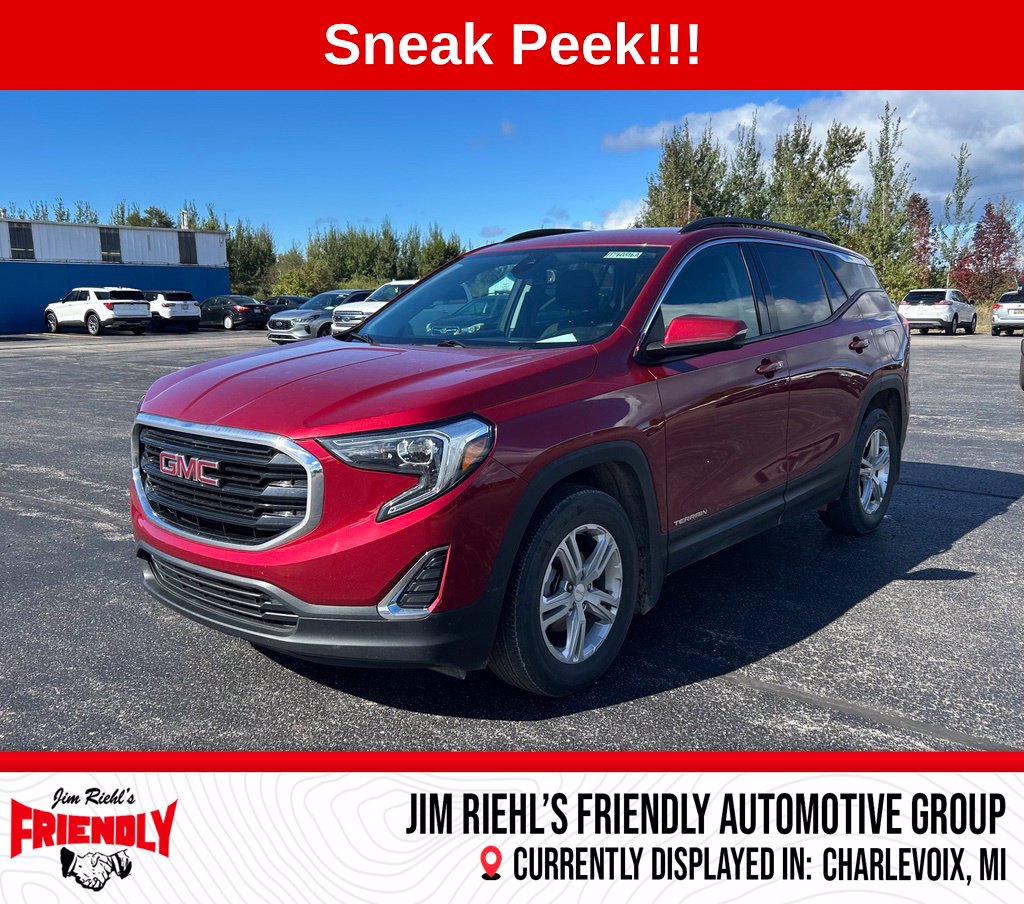 Used 2020 GMC Terrain SLE with VIN 3GKALTEVXLL198860 for sale in Charlevoix, MI