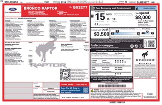 2025 Ford Bronco Raptor SUV