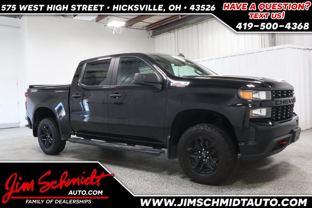 Used 2022 Chevrolet Silverado 1500 LTD Custom Trail Boss Truck Crew Cab