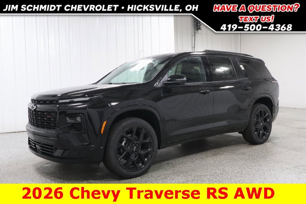 New 2026 Chevrolet Traverse RS SUV