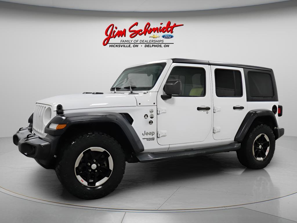 Used 2019 Jeep Wrangler Unlimited Sport S with VIN 1C4HJXDNXKW567279 for sale in Hicksville, OH