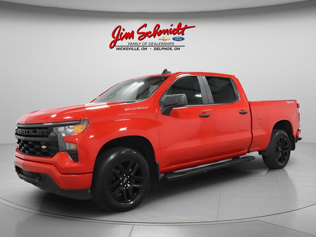 Used 2024 Chevrolet Silverado 1500 Custom Truck Crew Cab